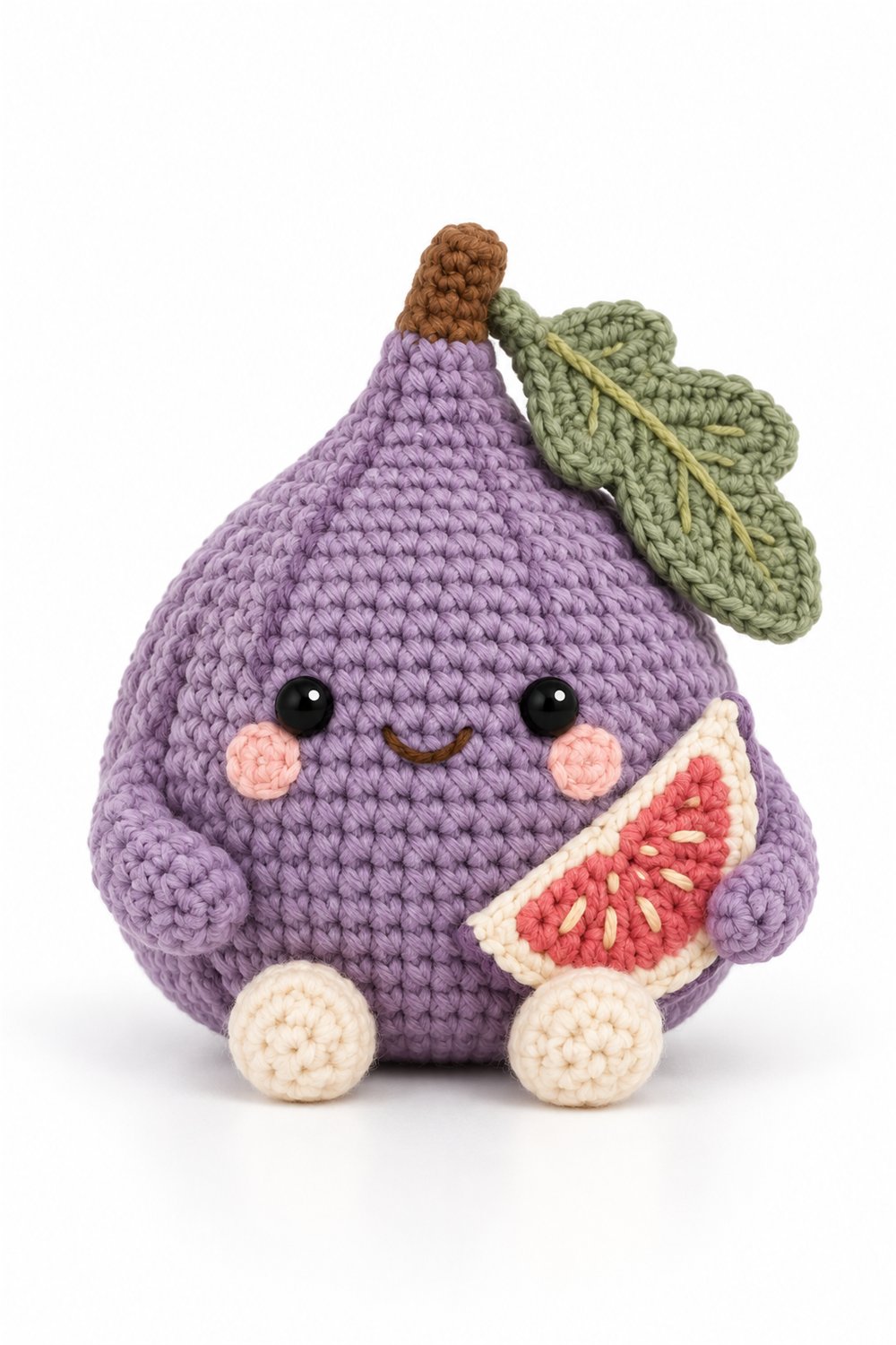 Amigurumi 1078 Aleatorios Fofos Figo Lils - Easy Crochet