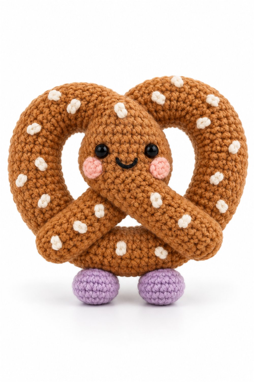 DIY Amigurumi 1084 Aleatorios Fofos Pretzel Fofinho - Crochet Tutorial