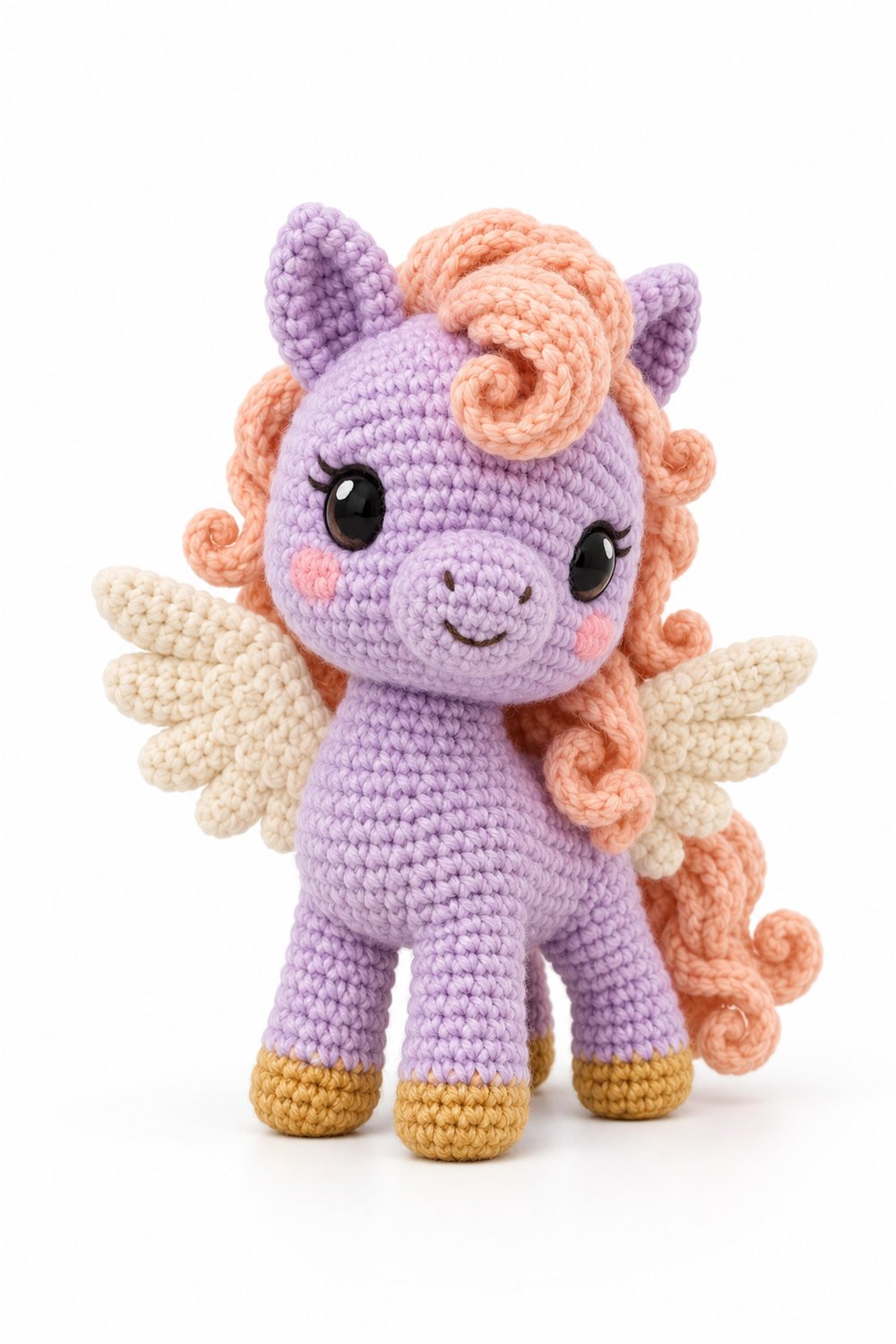 DIY Amigurumi 1093 Aleatorios Fofos Pegaso Lavanda - Crochet Tutorial