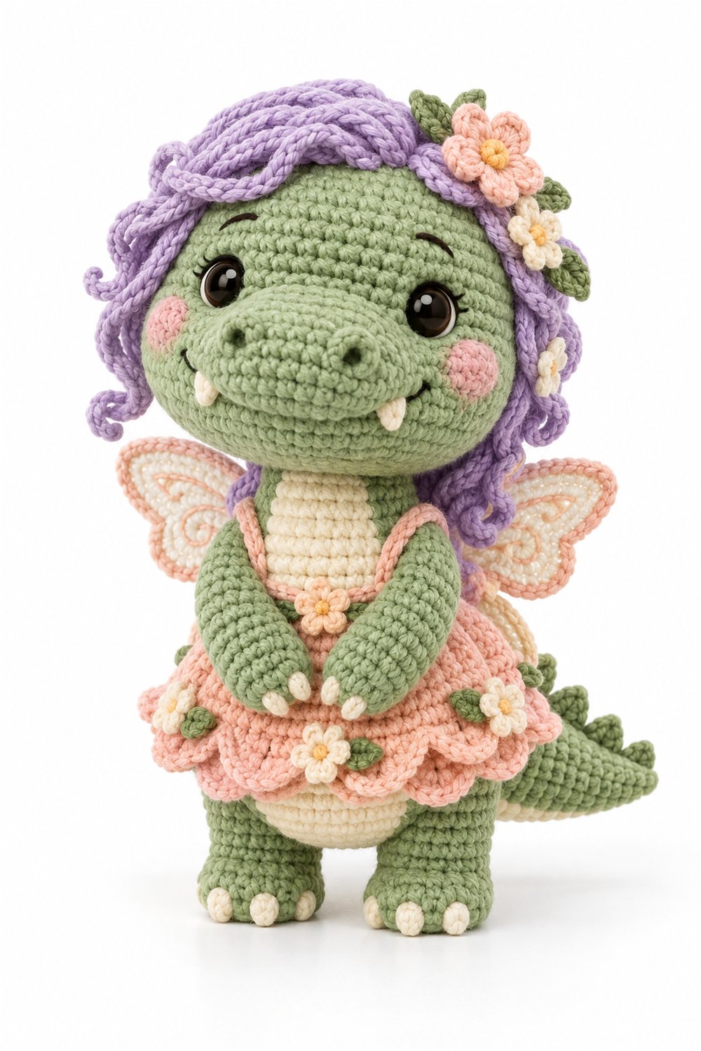Crochet Amigurumi 1103 Aleatorios Fofos Cuca Florida - Pattern