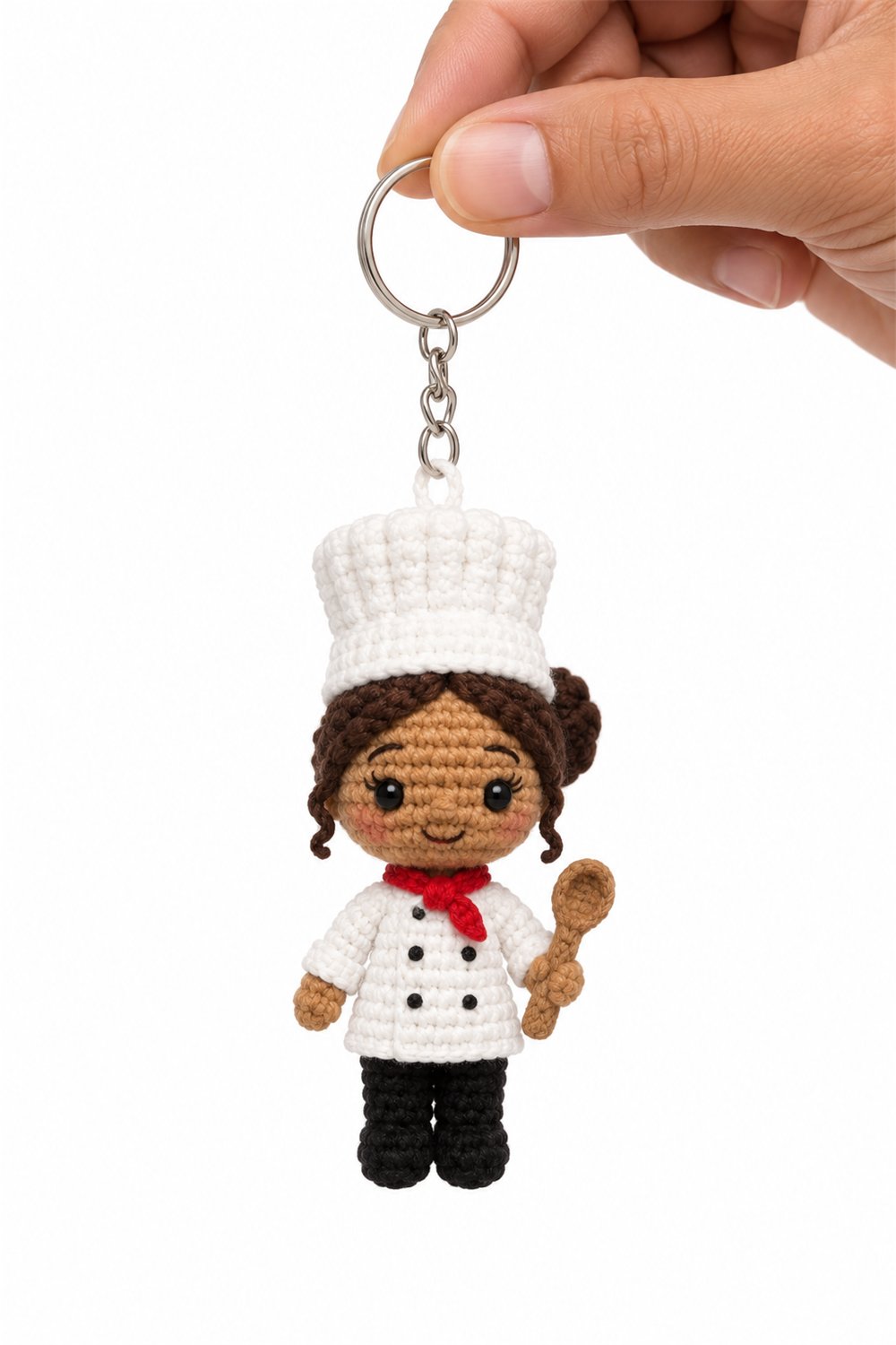 DIY Amigurumi 111 Chaveiro Chef Cozinha - Crochet Tutorial