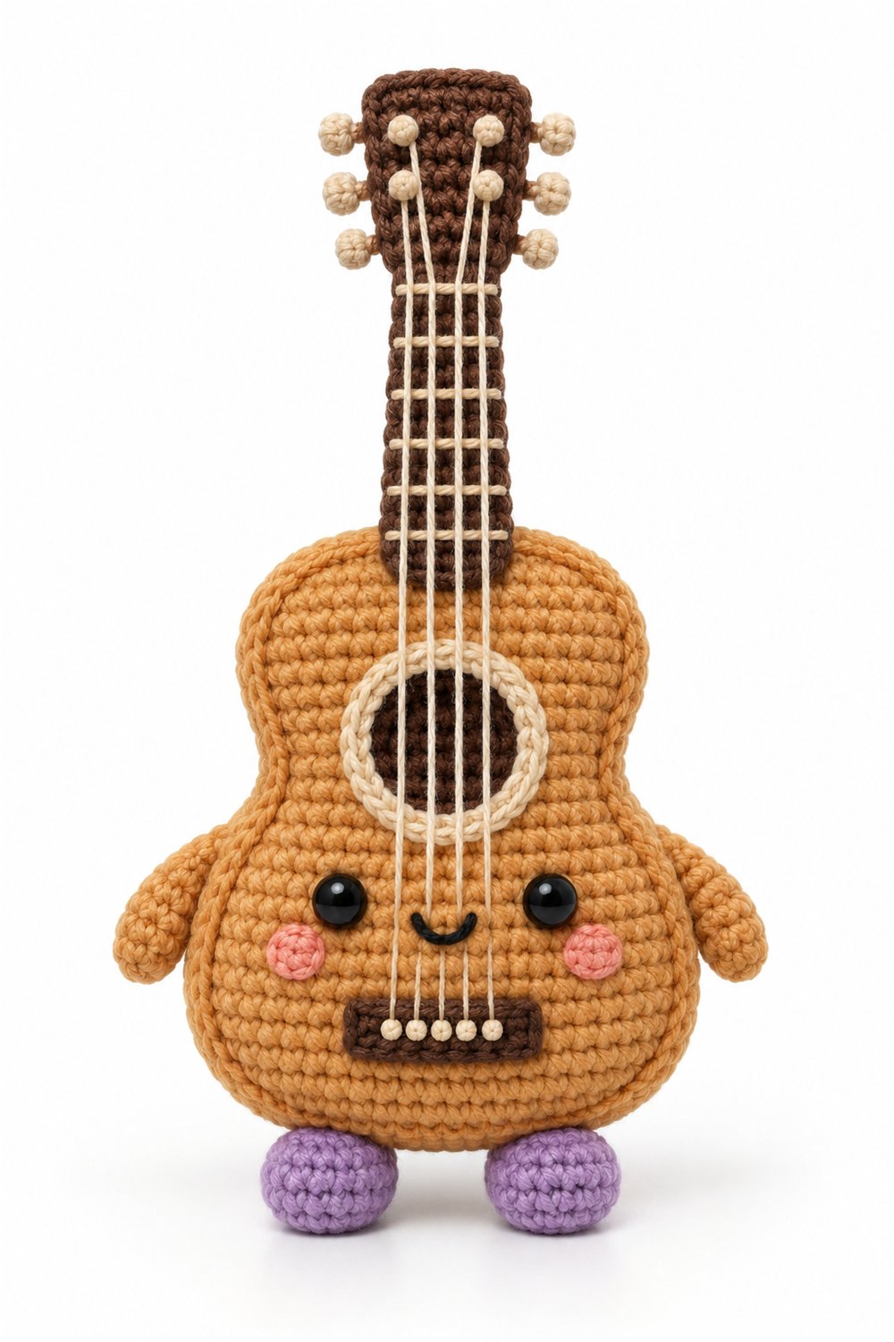 Amigurumi 1111 Aleatorios Fofos Violao Feliz - Handmade Pattern