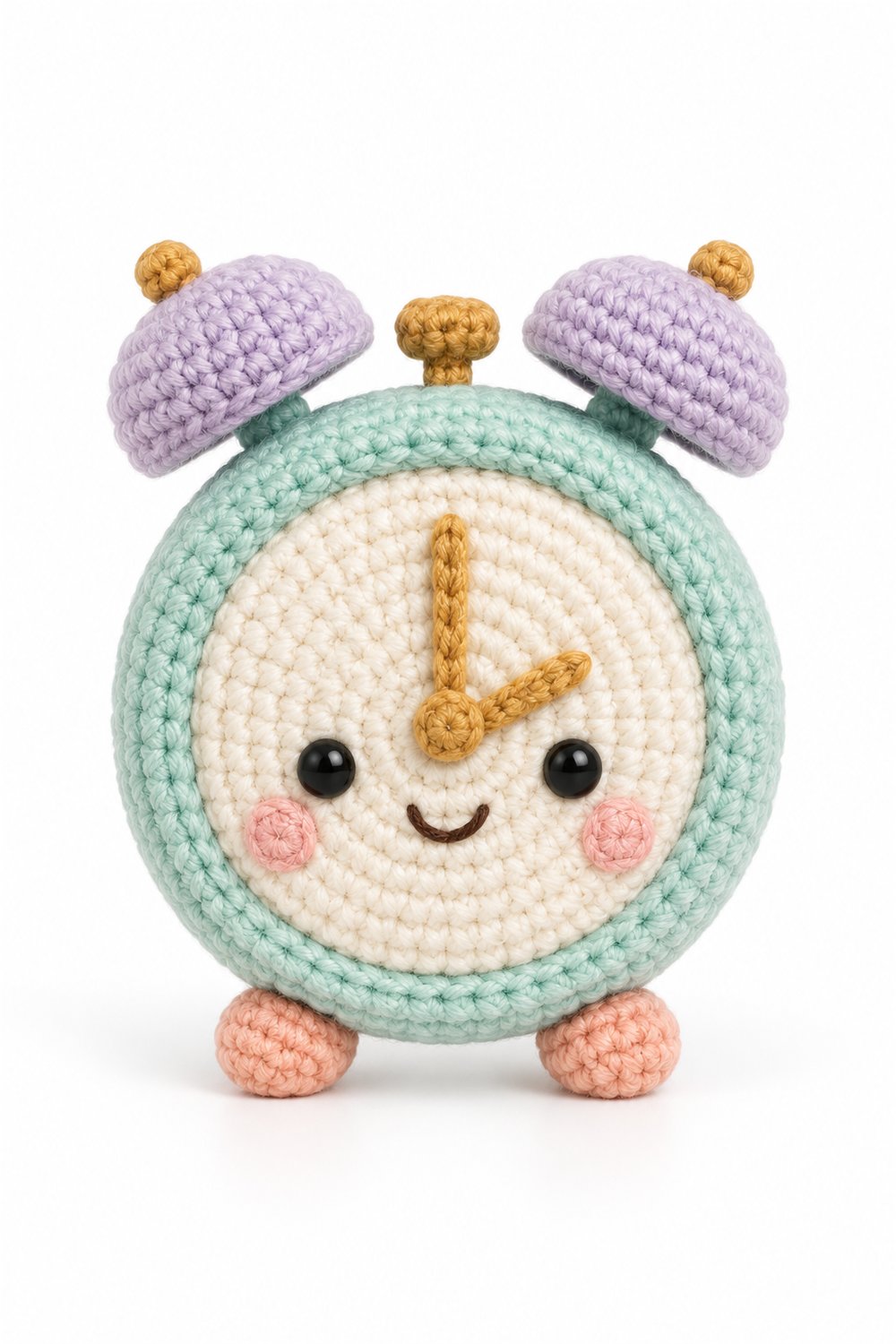 Amigurumi 1117 Aleatorios Fofos Relogio Despertador - Amigurumi Pattern