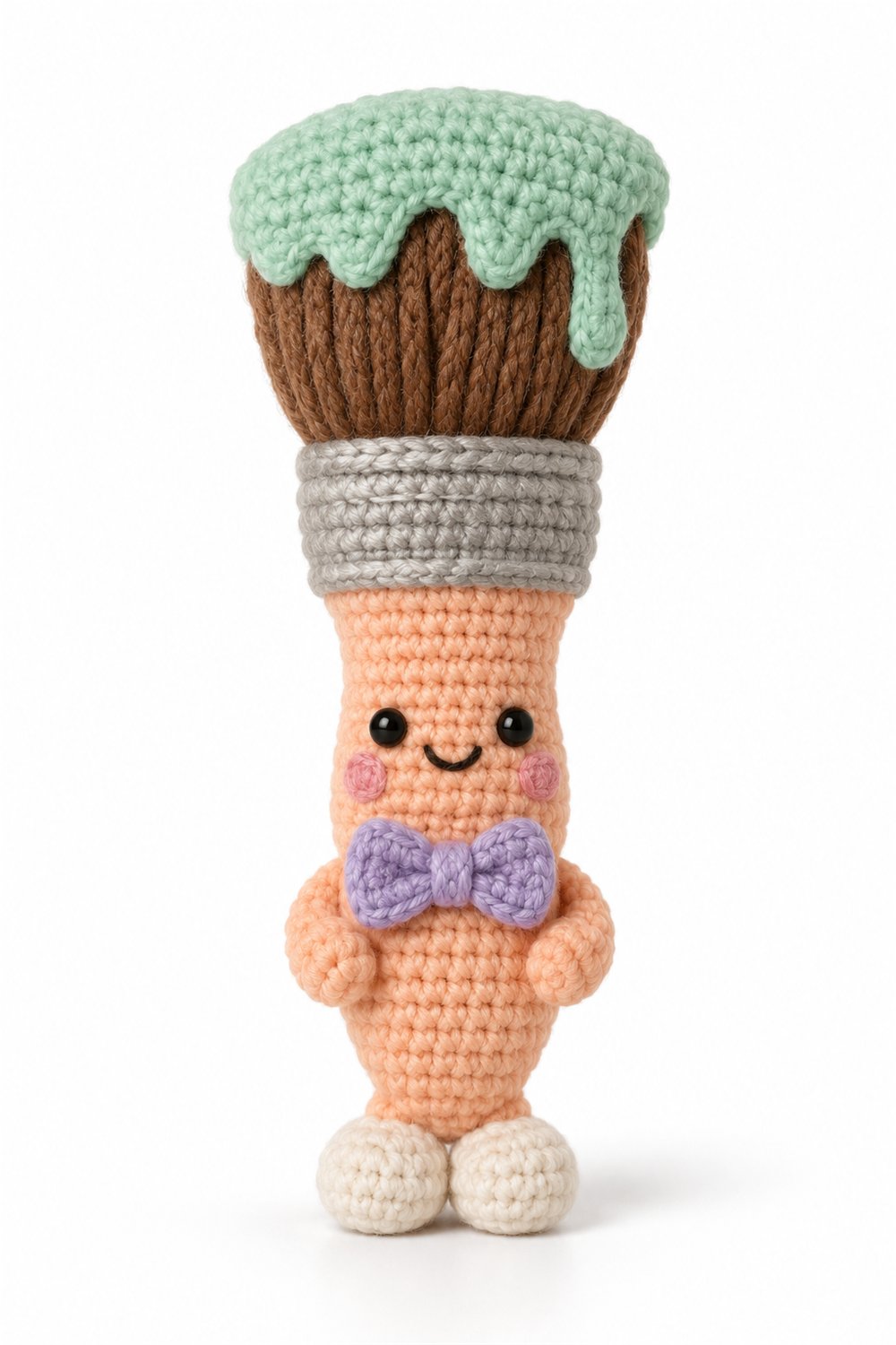 Amigurumi 1123 Aleatorios Fofos Pincel Pintor Crochet Guide