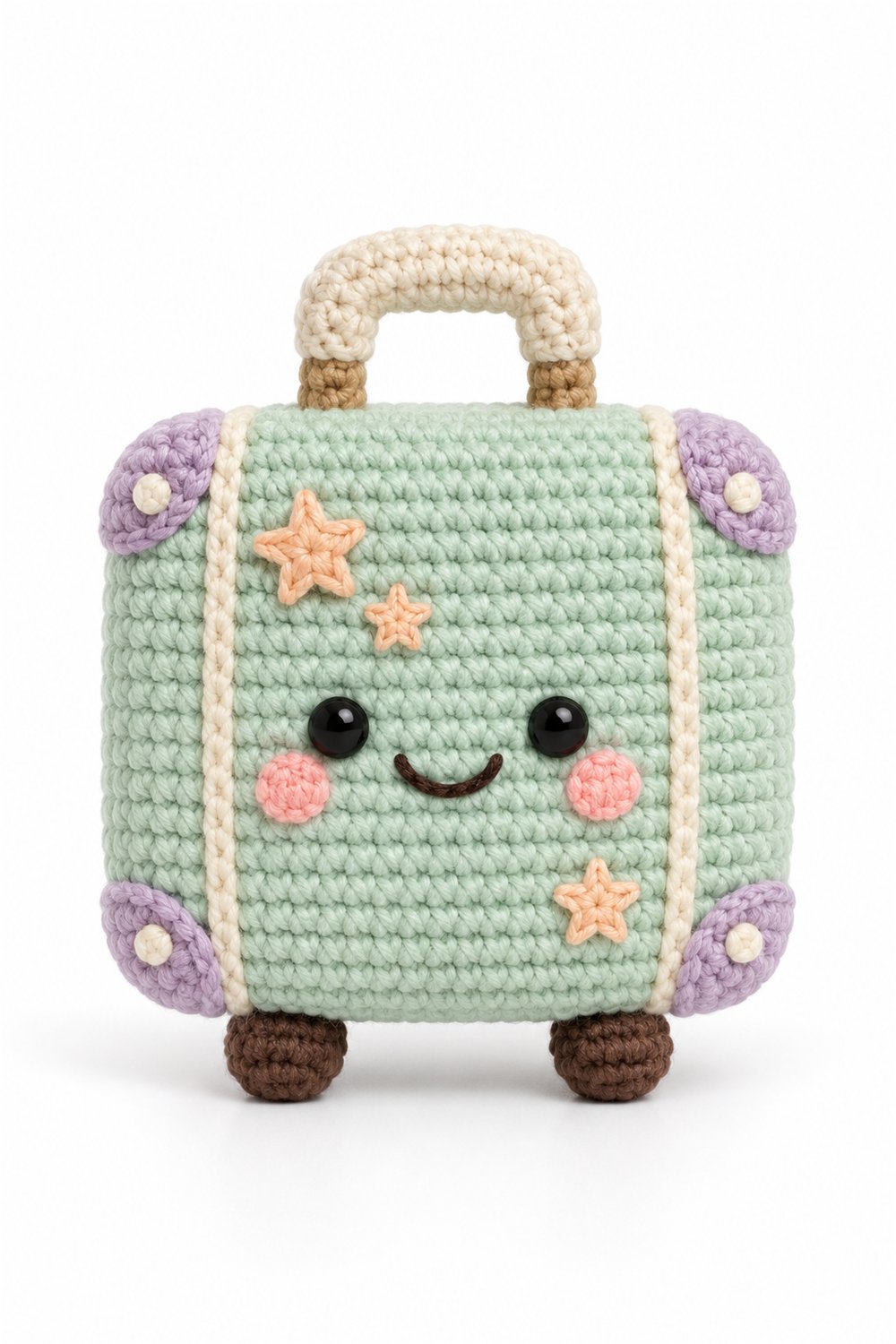 How to Crochet Amigurumi 1127 Aleatorios Fofos Mala Viagem