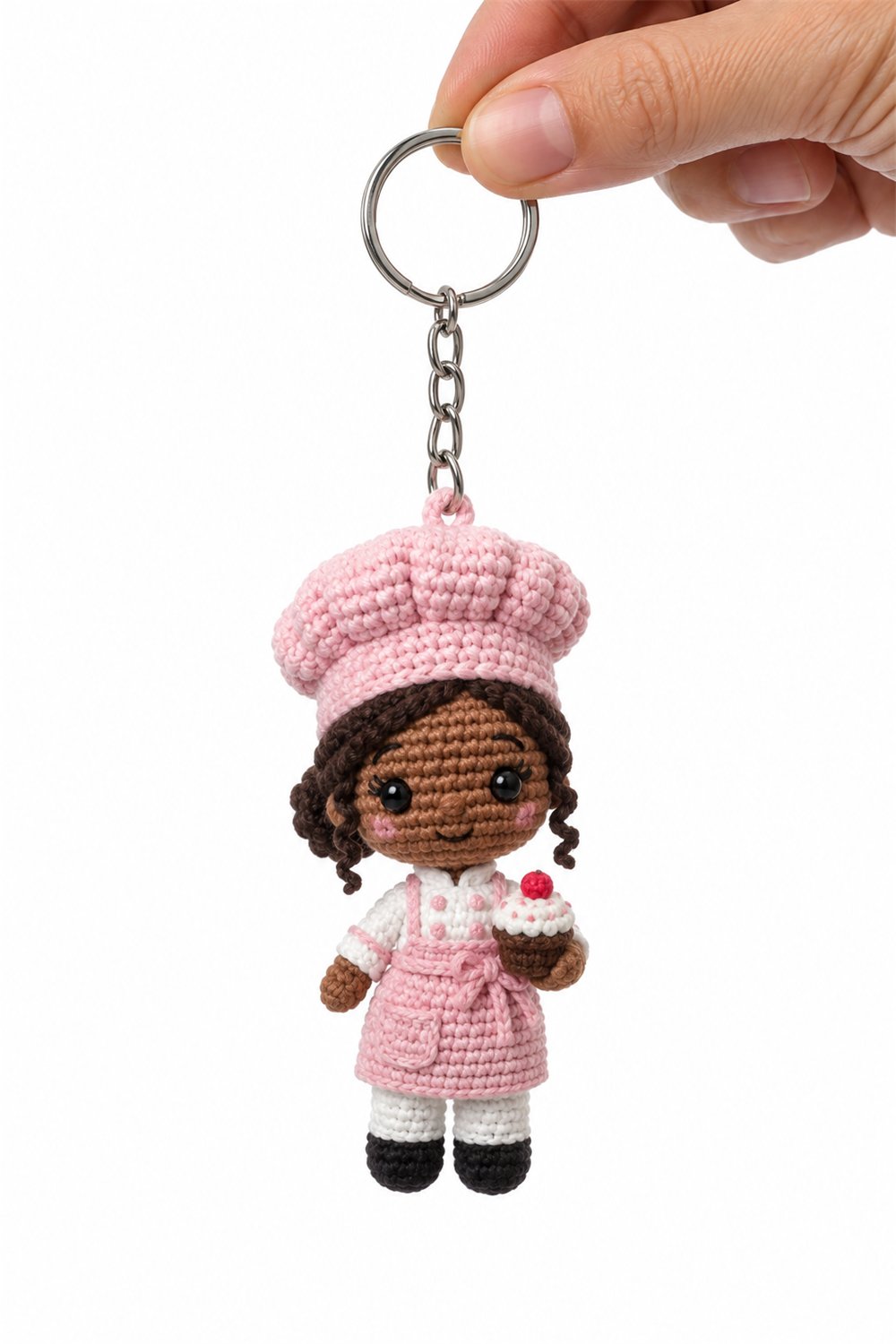 Crochet Amigurumi 113 Chaveiro Confeiteira - Pattern