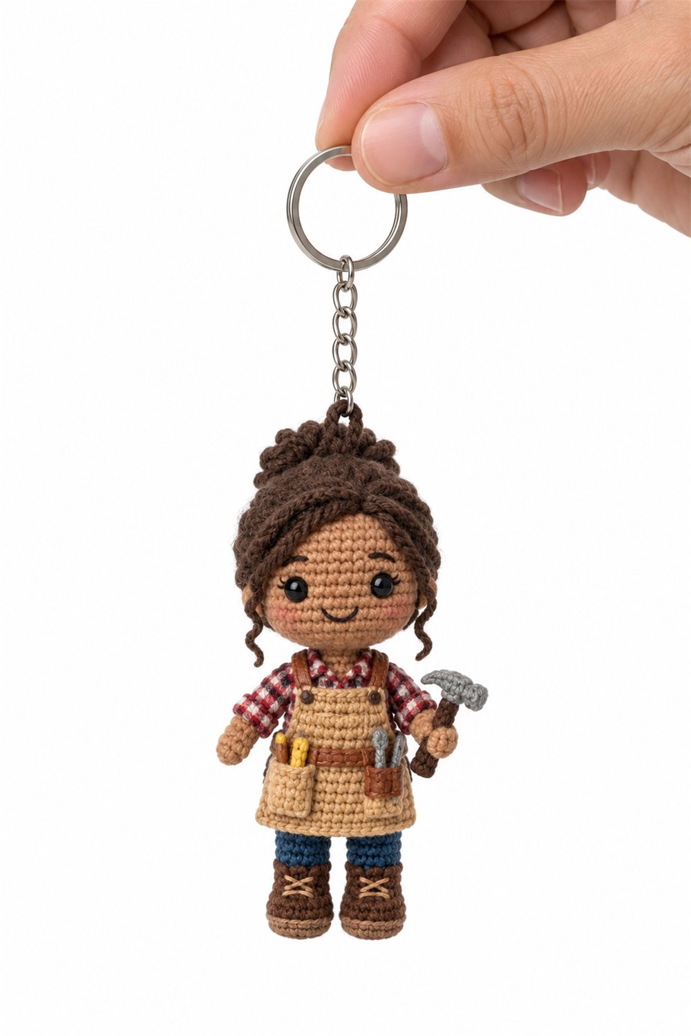 Amigurumi 126 Chaveiro Carpinteira - Amigurumi Pattern