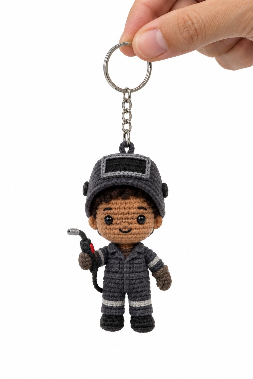 DIY Amigurumi 129 Chaveiro Soldador - Crochet Tutorial