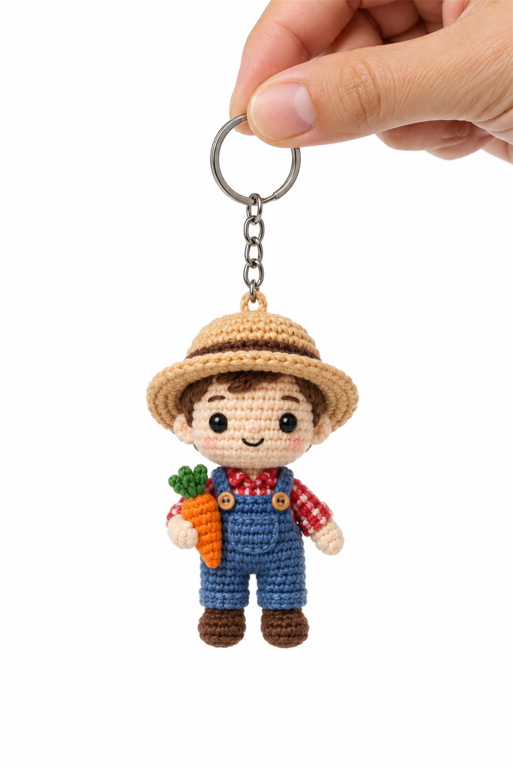 Amigurumi 131 Chaveiro Agricultor - Easy Crochet
