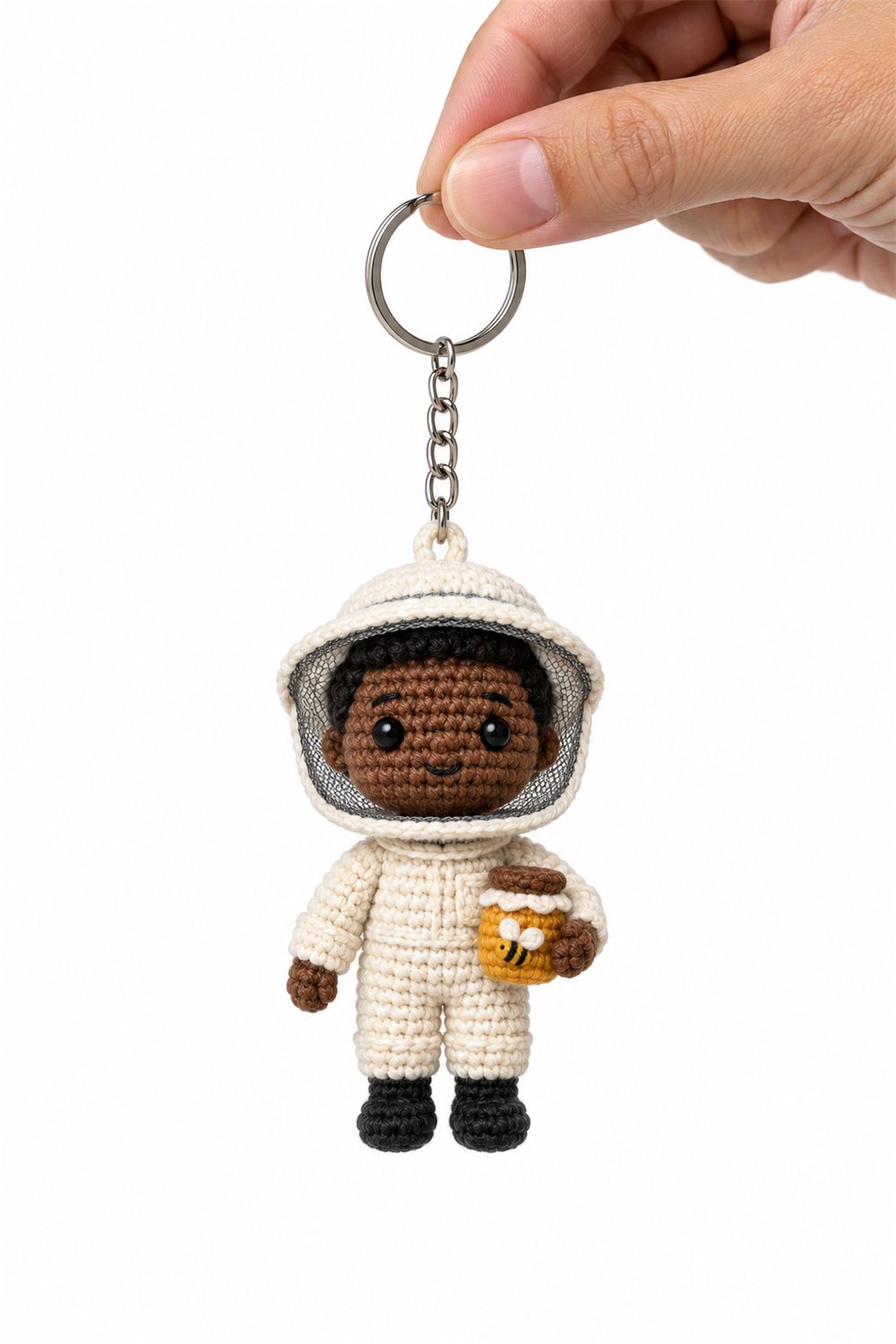 Amigurumi 133 Chaveiro Apicultor - PDF Pattern