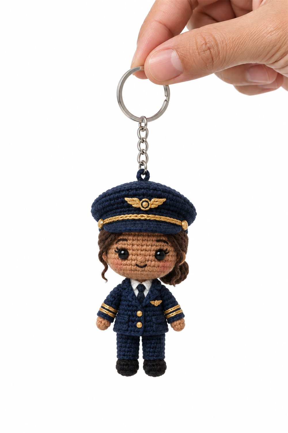 Amigurumi 134 Chaveiro Pilota - Crochet Pattern