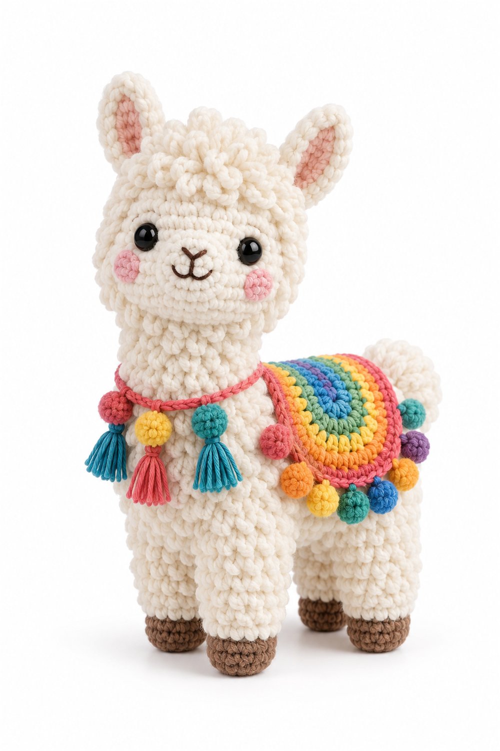 Amigurumi 15 Lhama Pompons Crochet Guide