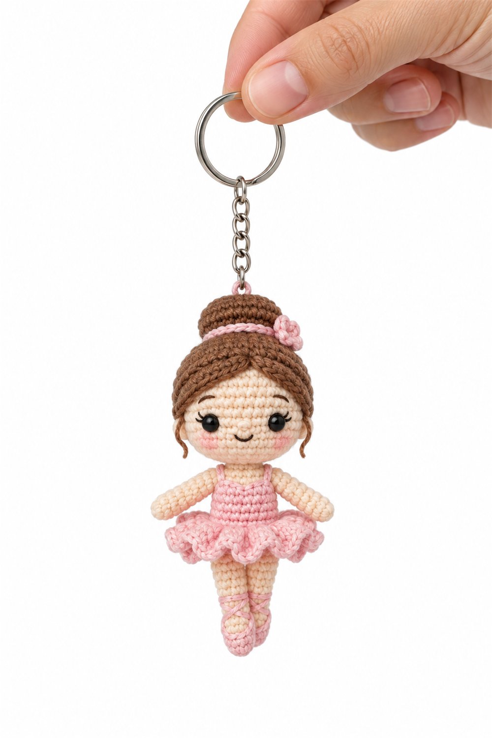 Amigurumi 150 Chaveiro Bailarina Crochet Guide