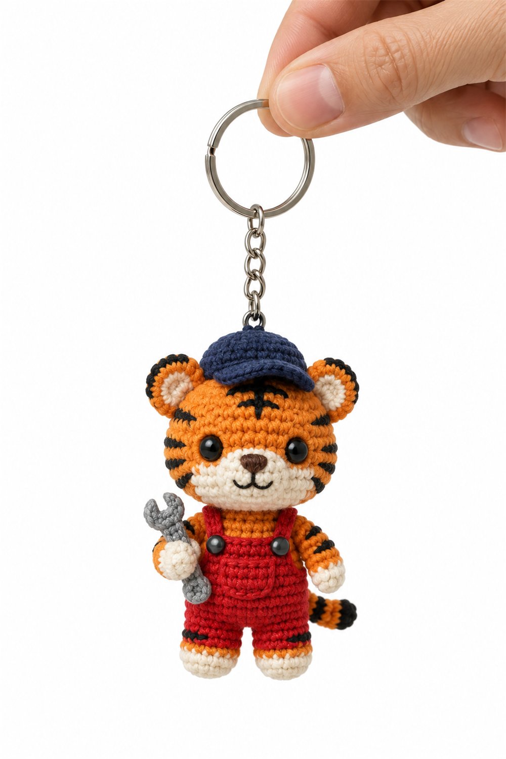 How to Crochet Amigurumi 163 Chaveiro Tigre Mecanico
