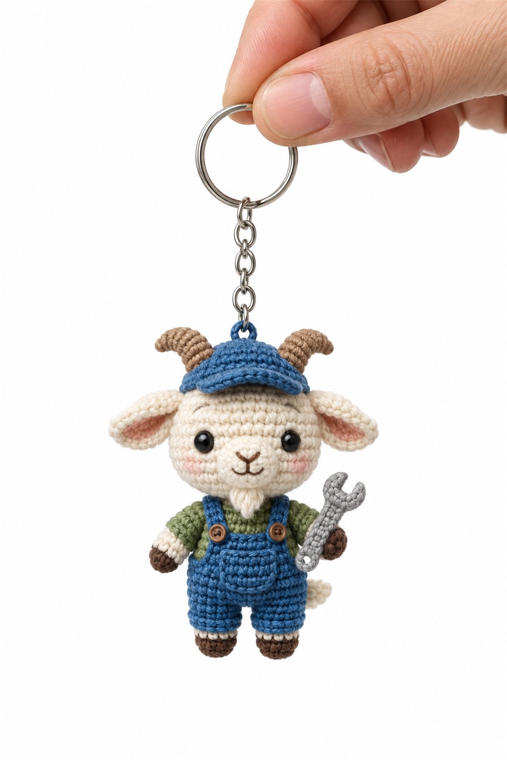 Crochet Amigurumi 176 Chaveiro Cabra Encanadora - Pattern