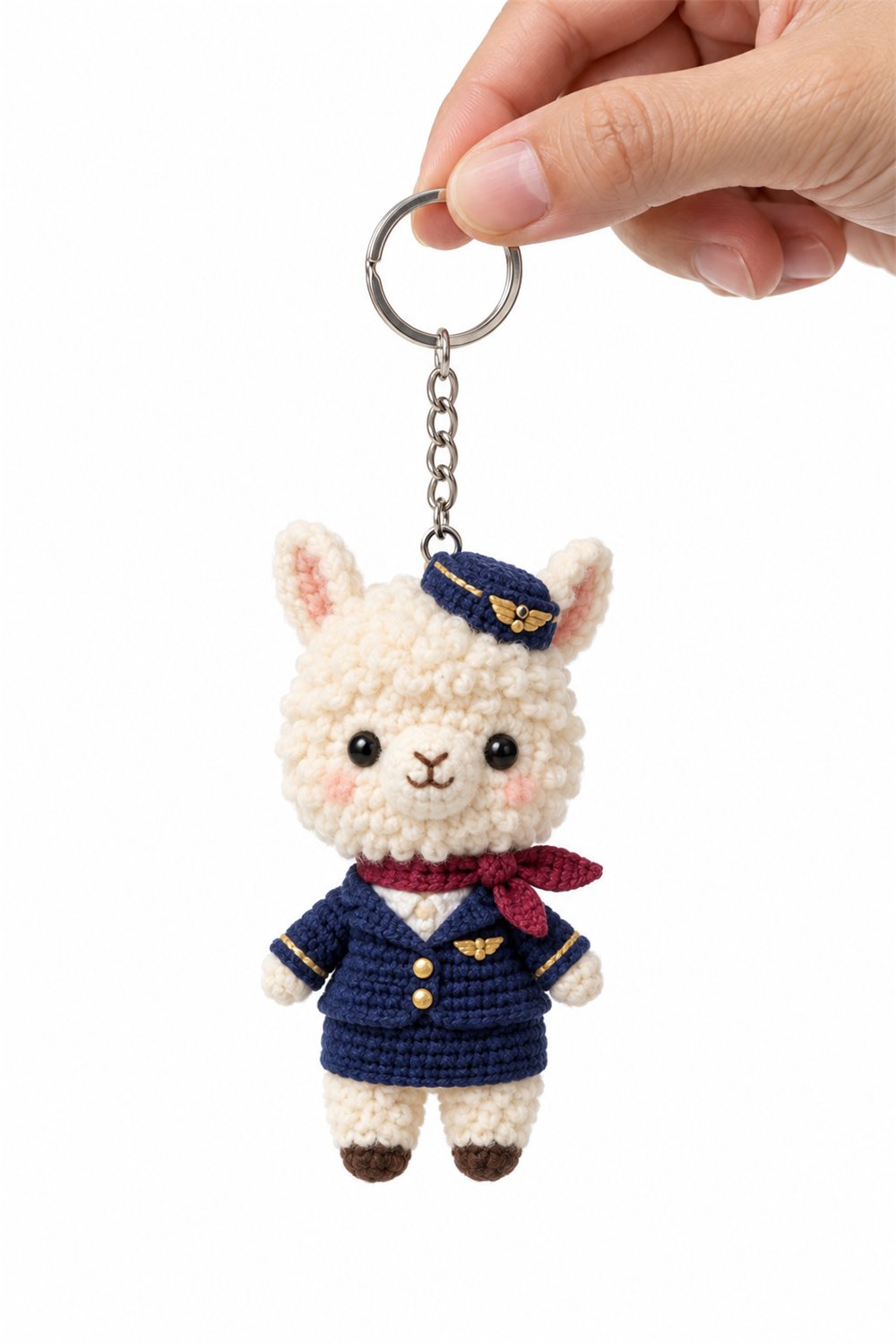 Amigurumi 179 Chaveiro Alpaca Comissaria - PDF Pattern