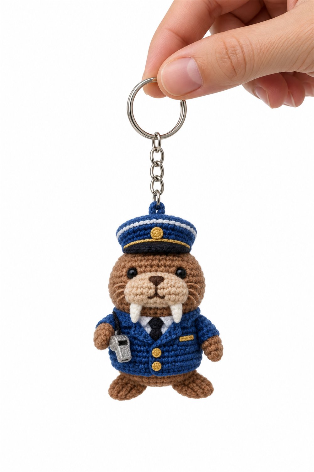 Amigurumi 197 Chaveiro Morsa Maquinista - PDF Pattern