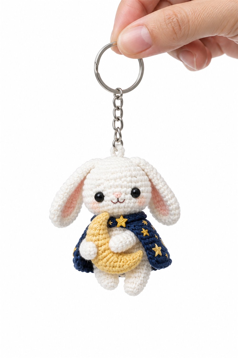 Amigurumi 204 Chaveiro Coelho Lunar - Easy Crochet