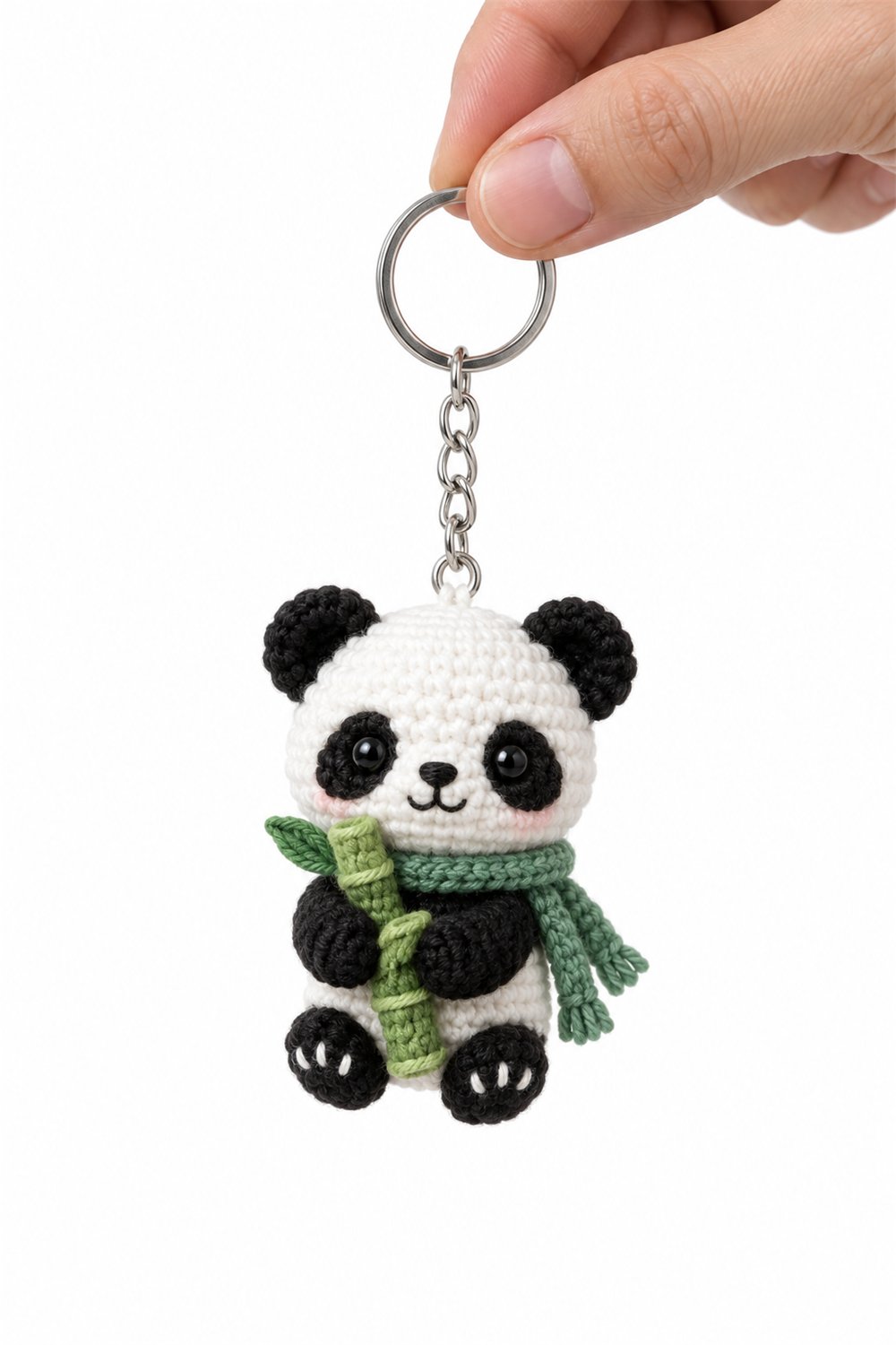 Amigurumi 207 Chaveiro Panda Bambu - Crochet Pattern