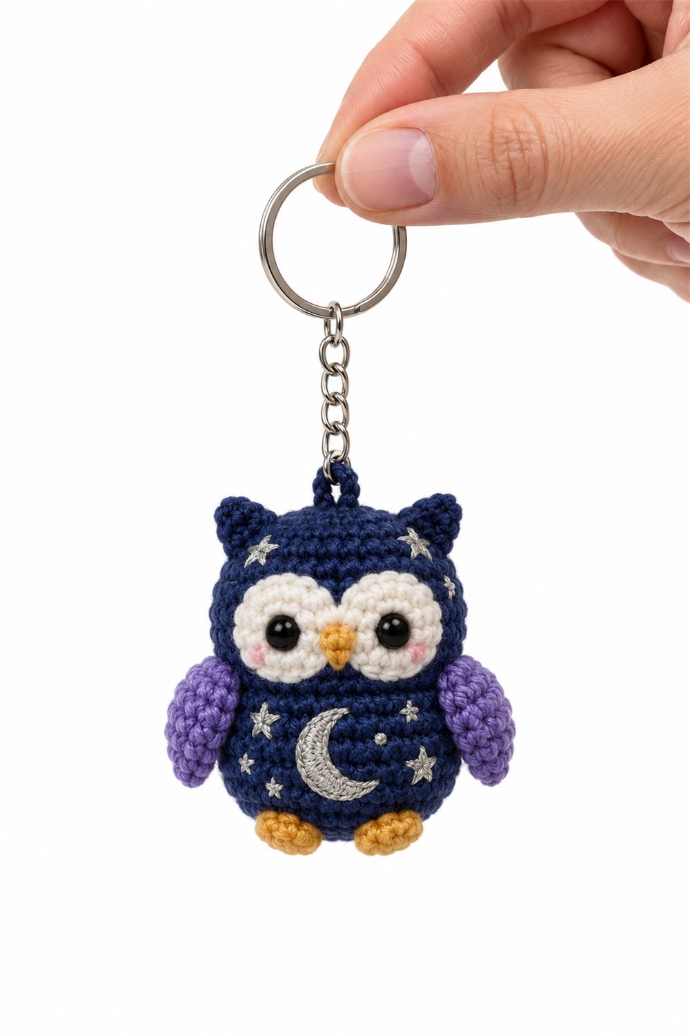 DIY Amigurumi 210 Chaveiro Coruja Galaxia - Crochet Tutorial