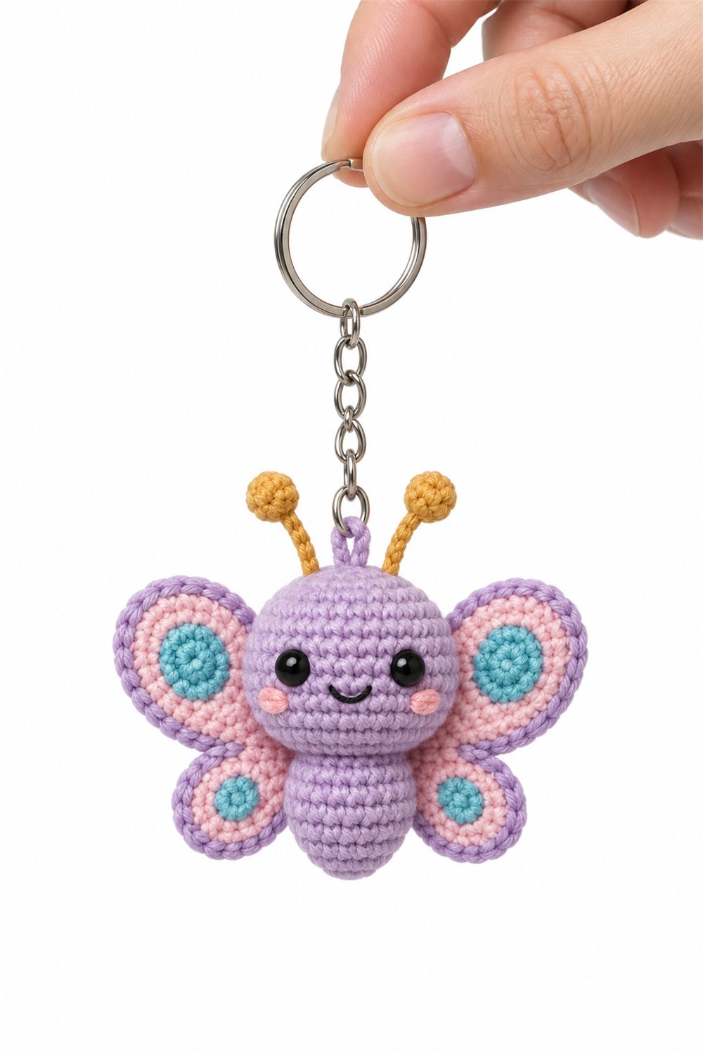 Amigurumi 224 Chaveiro Borboleta Florida - PDF Pattern