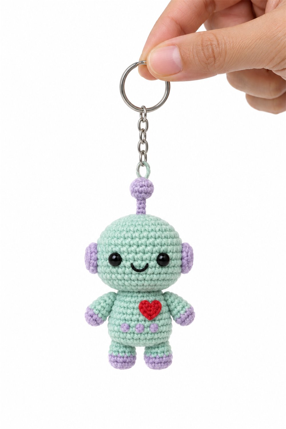 Amigurumi 231 Chaveiro Robo Coracao - Easy Crochet
