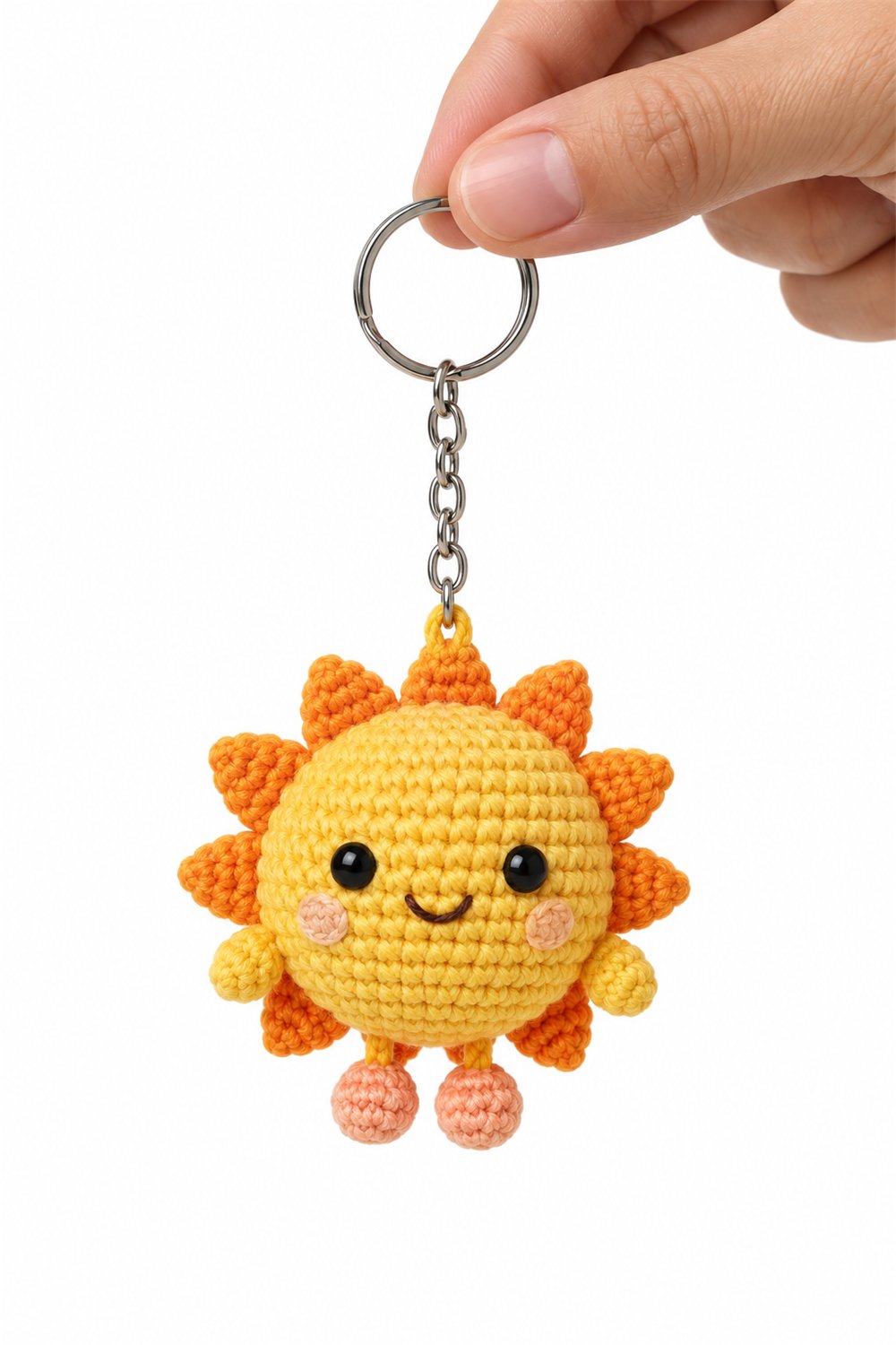 DIY Amigurumi 238 Chaveiro Sol Feliz - Crochet Tutorial