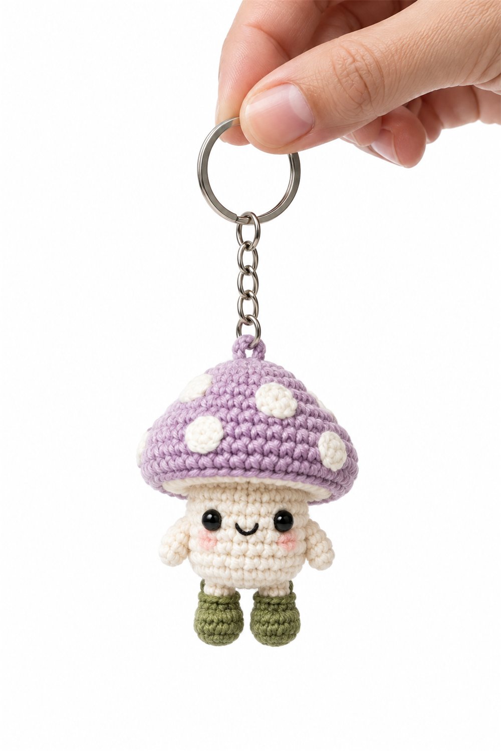 Amigurumi 239 Chaveiro Cogumelo Magico - Handmade Pattern