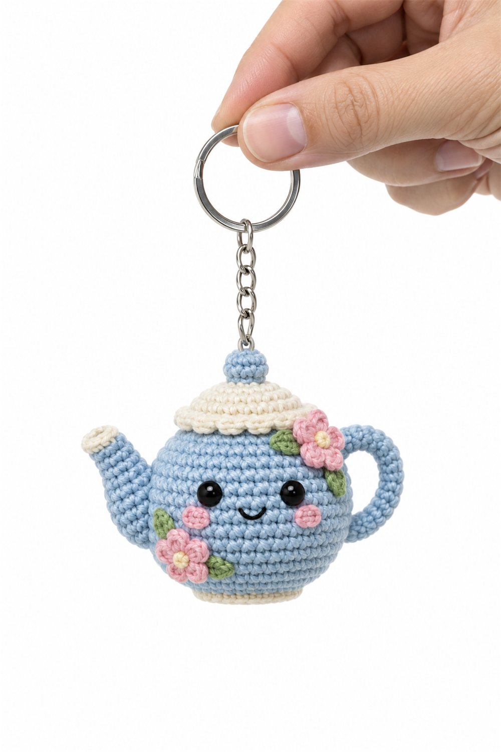 Amigurumi 246 Chaveiro Chaleira Florida - Step by Step
