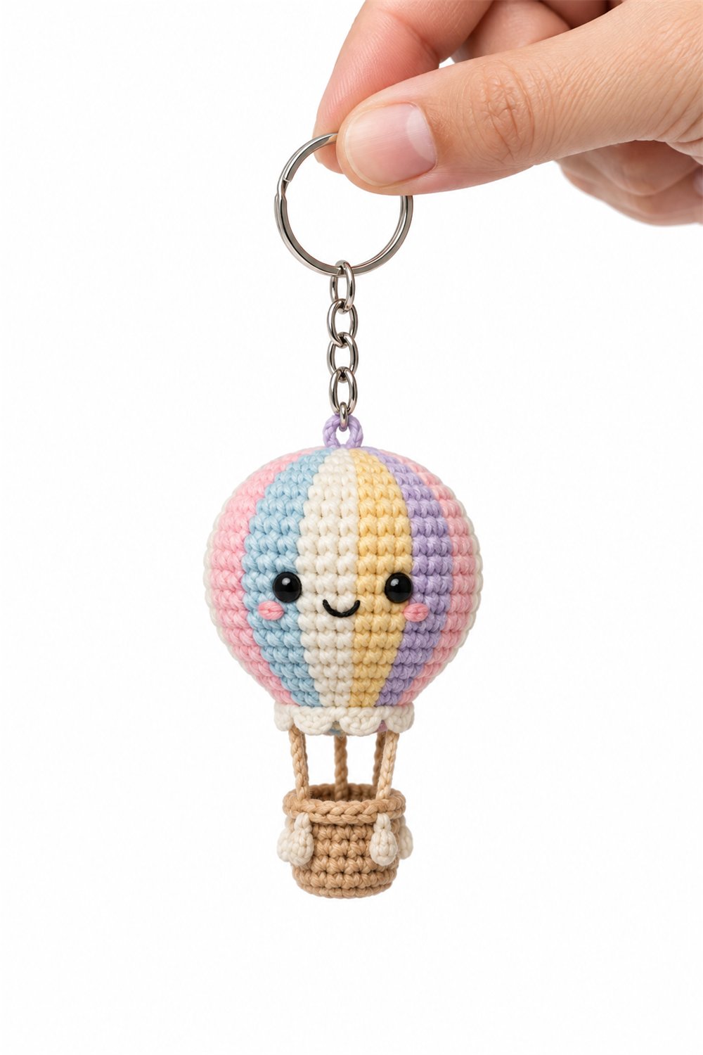 Crochet Amigurumi 249 Chaveiro Balao Aventureiro - Pattern