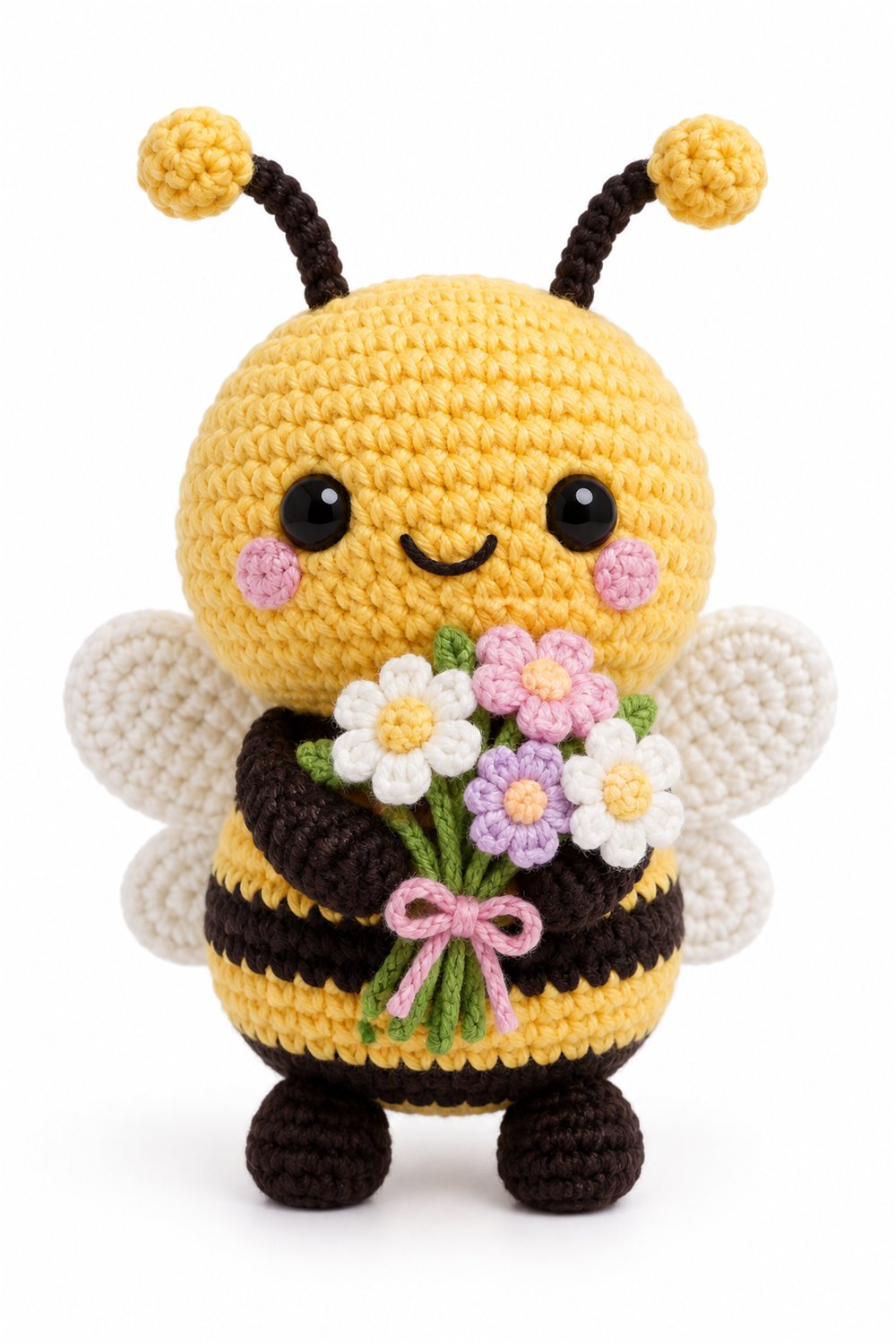 Amigurumi 25 Abelha Florista Crochet Guide