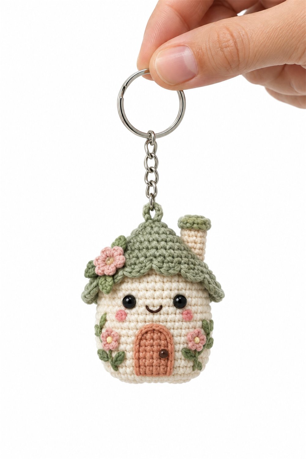 Amigurumi 250 Chaveiro Casinha Jardim Crochet Guide