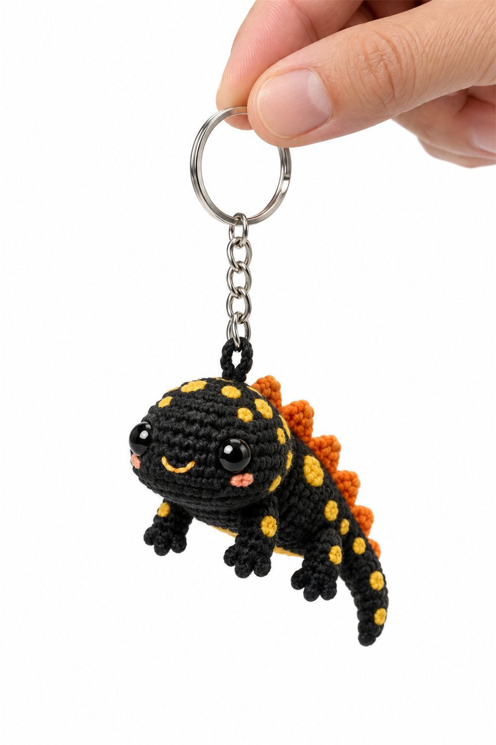 Amigurumi 261 Chaveiro Salamandra Fogo - Crochet Pattern