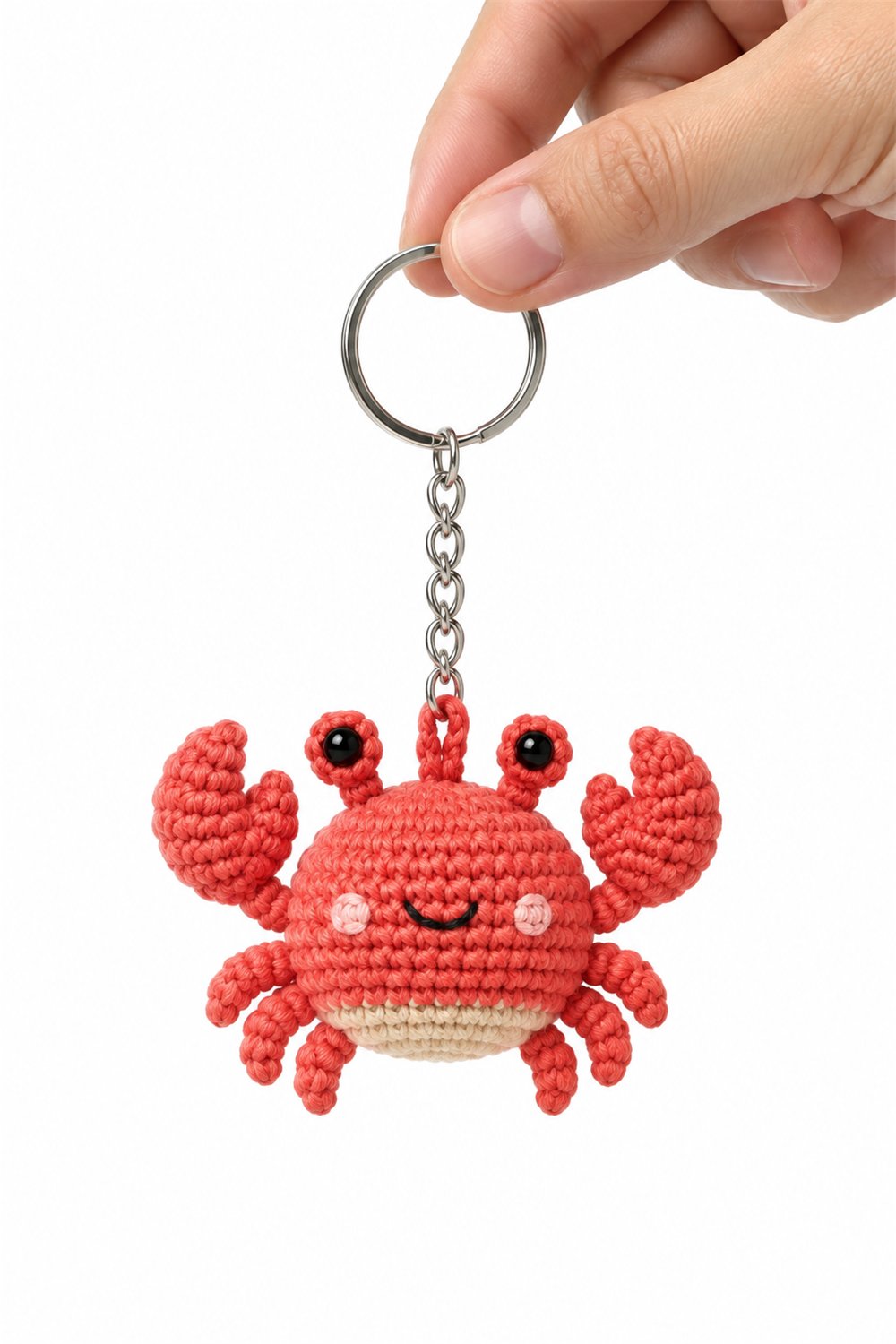 Amigurumi 273 Chaveiro Caranguejo Coral - Step by Step