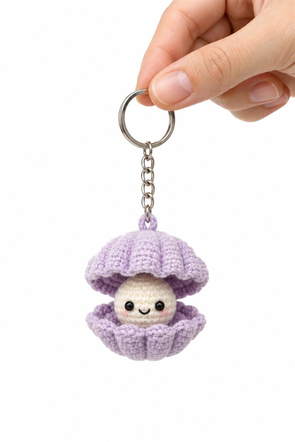 Crochet Amigurumi 276 Chaveiro Concha Perola - Pattern