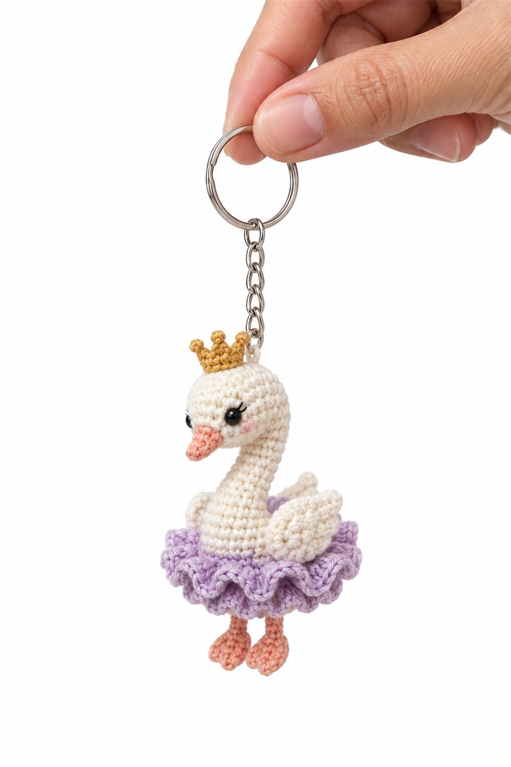 Amigurumi 286 Chaveiro Cisne Bailarina - Easy Crochet