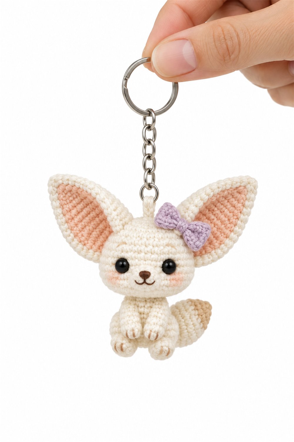 Amigurumi 307 Chaveiro Feneco Laco - Crochet Pattern