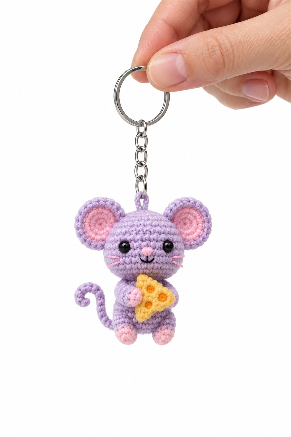 How to Crochet Amigurumi 309 Chaveiro Rato Queijo