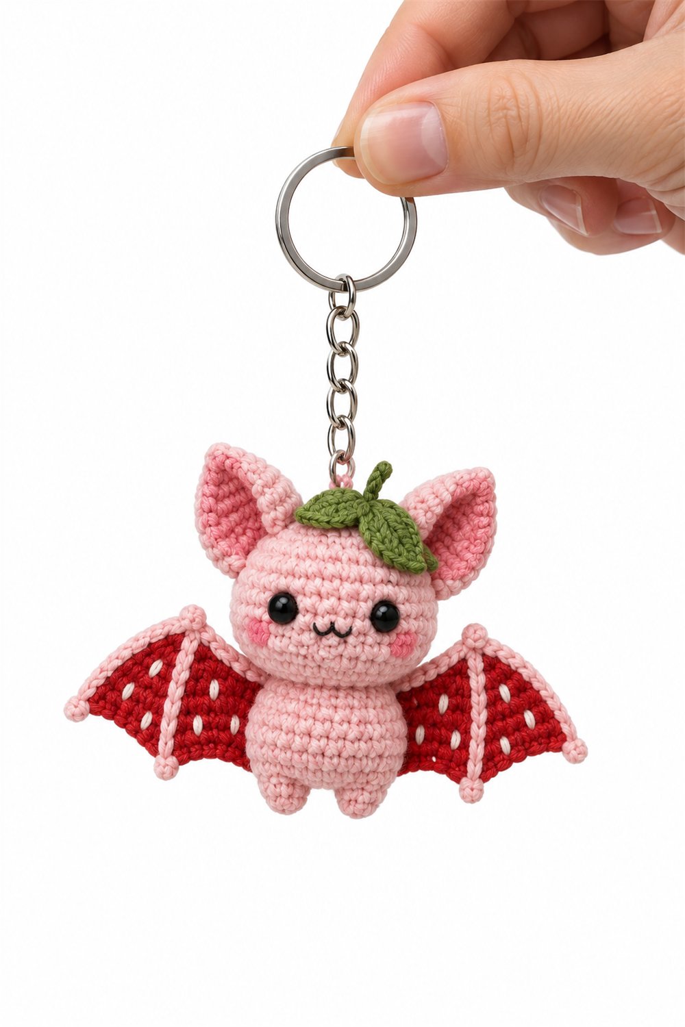 DIY Amigurumi 310 Chaveiro Morcego Morango - Crochet Tutorial