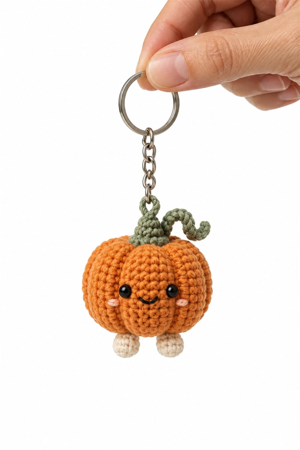 Amigurumi 328 Chaveiro Abobora Sorridente - Step by Step