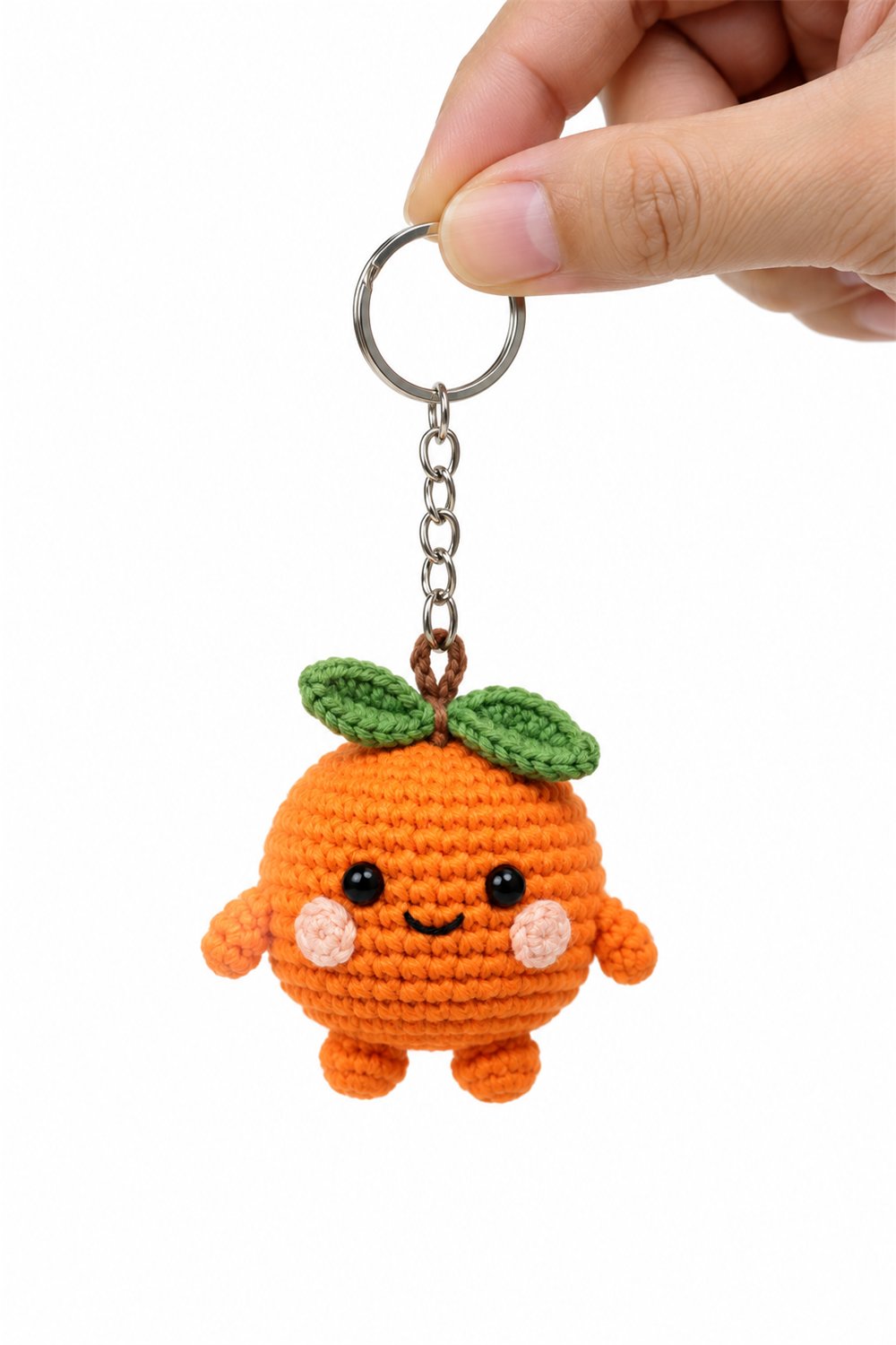 Amigurumi 332 Chaveiro Laranja Fofa Crochet Guide