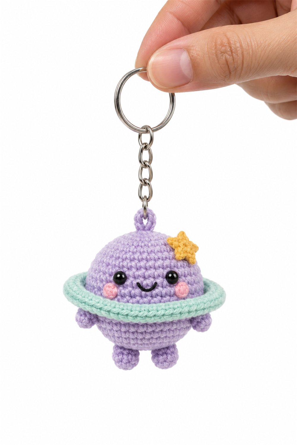 Amigurumi 350 Chaveiro Planeta Aneis Crochet Guide