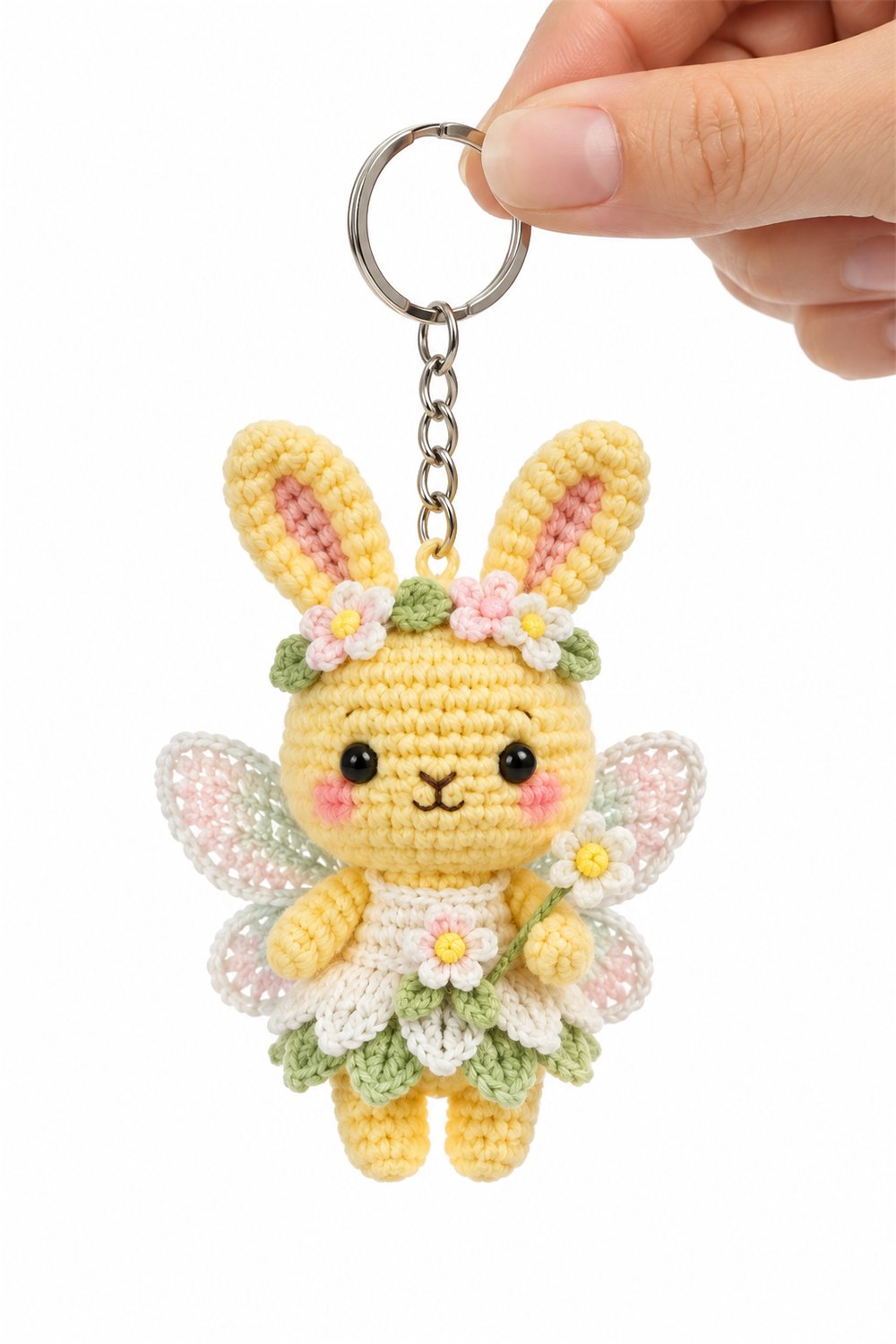 Amigurumi 353 Chaveiro Coelho Fada Limao - Amigurumi Pattern