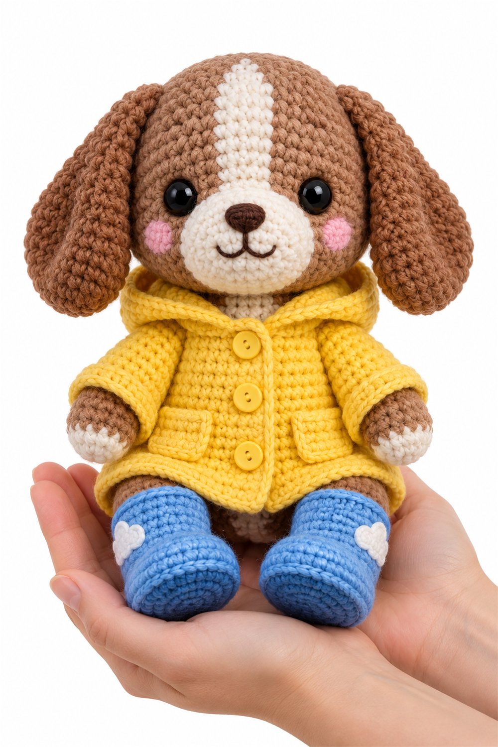 DIY Amigurumi 356 Na Mao Cachorro Capa Chuva - Crochet Tutorial