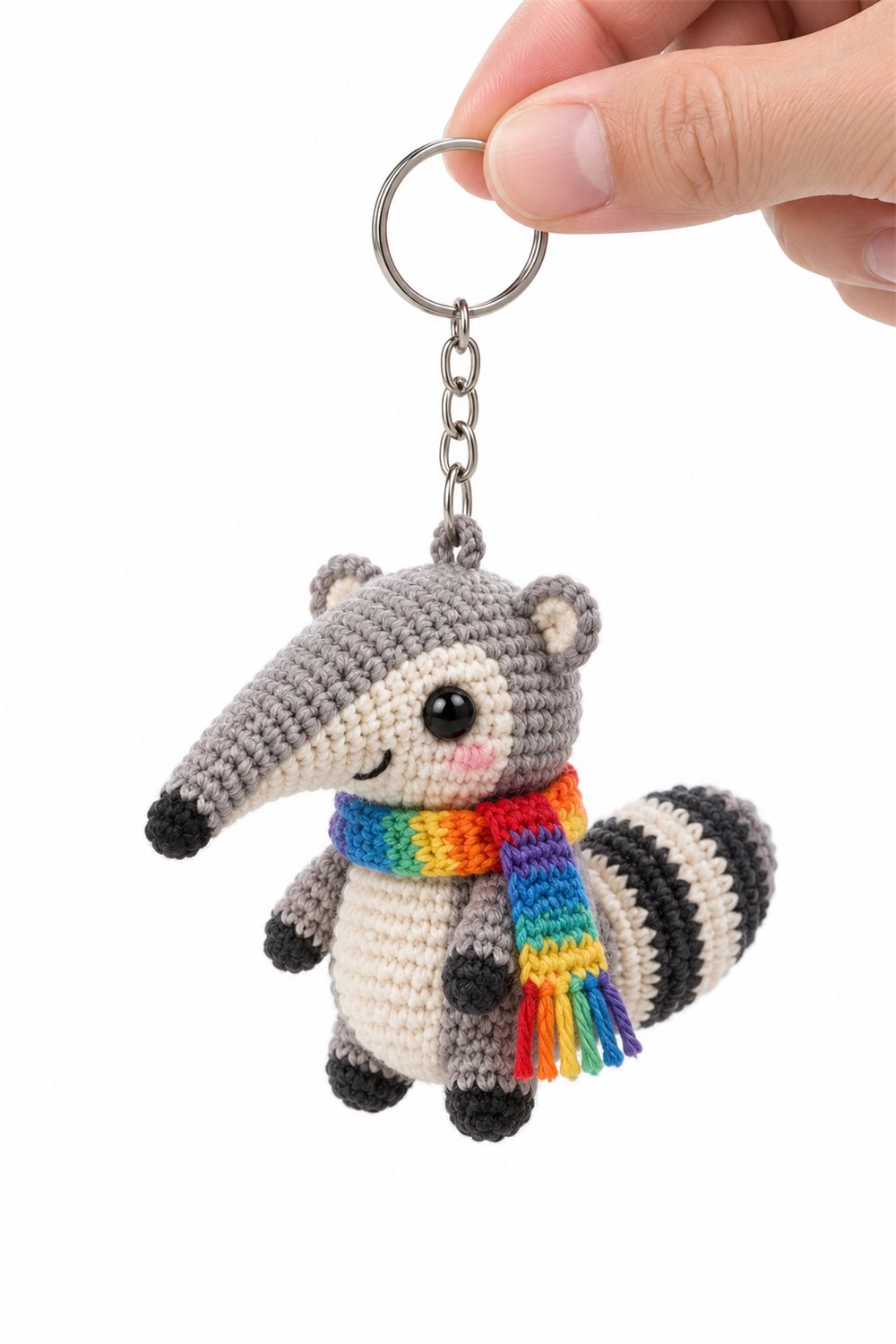 Amigurumi 361 Chaveiro Tamandua Cachecol - Crochet Pattern