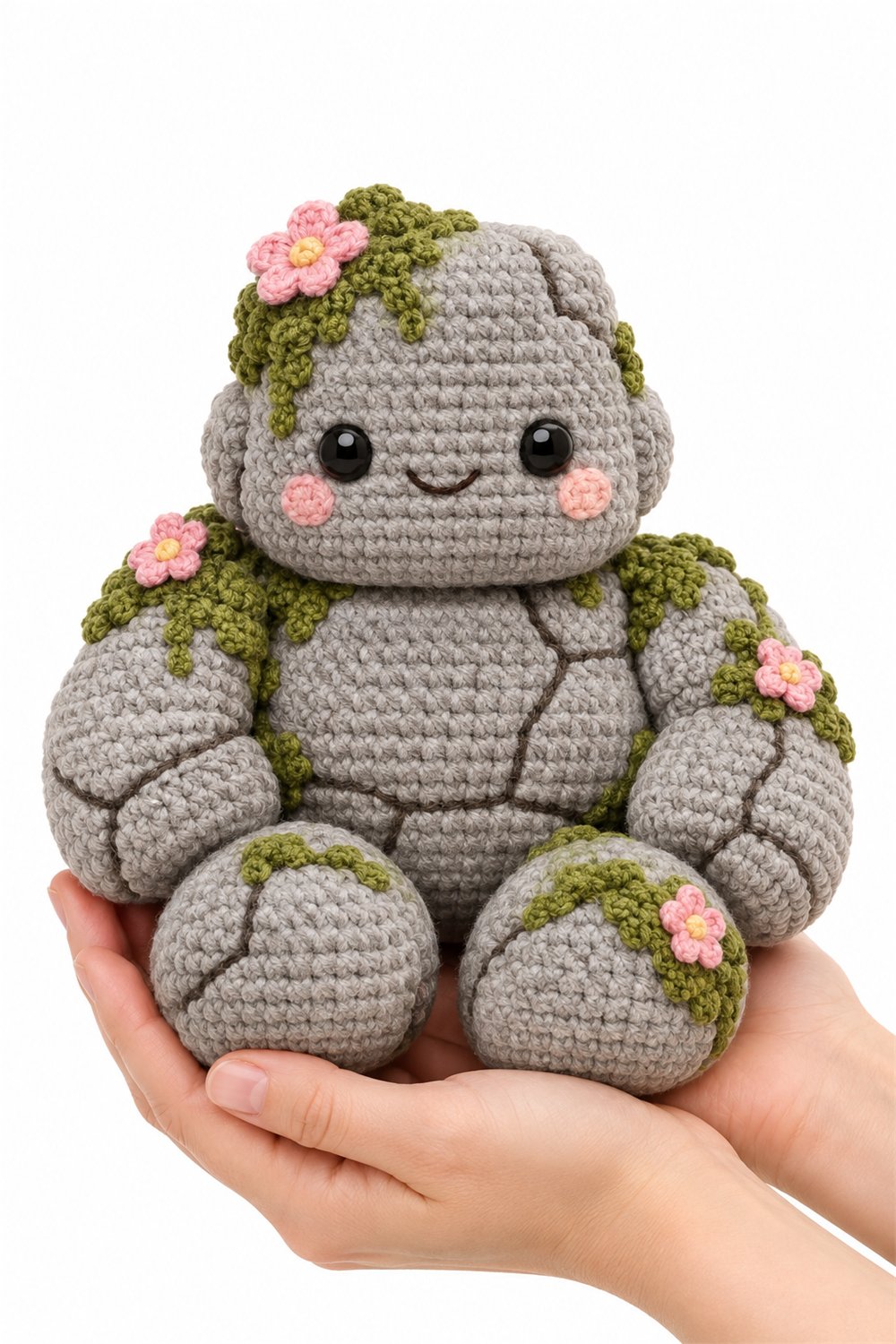 Amigurumi 378 Na Mao Golem Musgo Crochet Guide