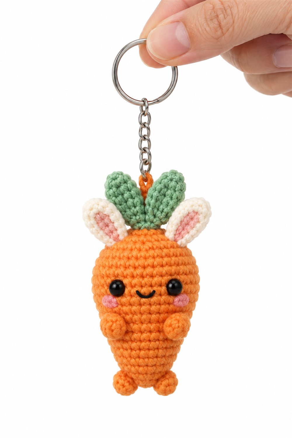 Amigurumi 397 Chaveiro Cenoura Coelhinha - PDF Pattern