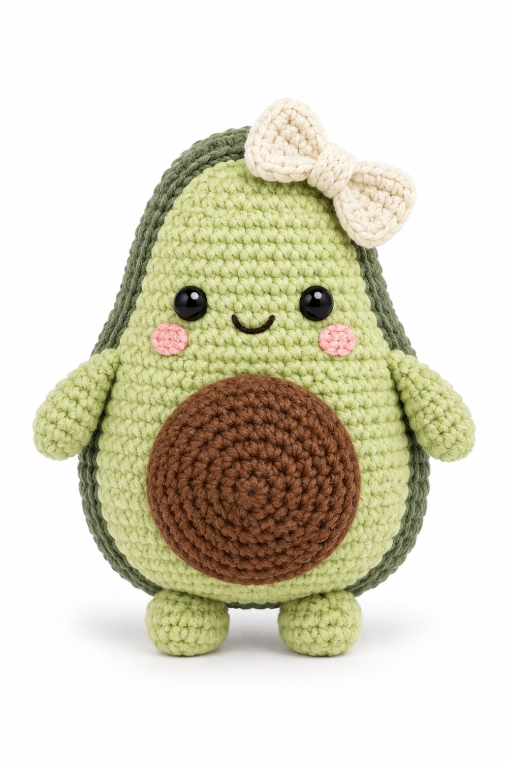 Amigurumi 42 Abacate Sorridente - Handmade Pattern