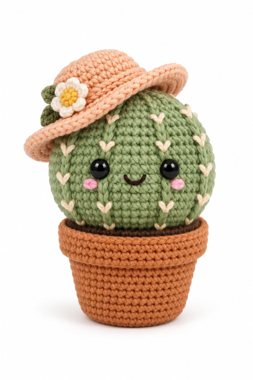Crochet Amigurumi 43 Cacto Sombrero - Pattern