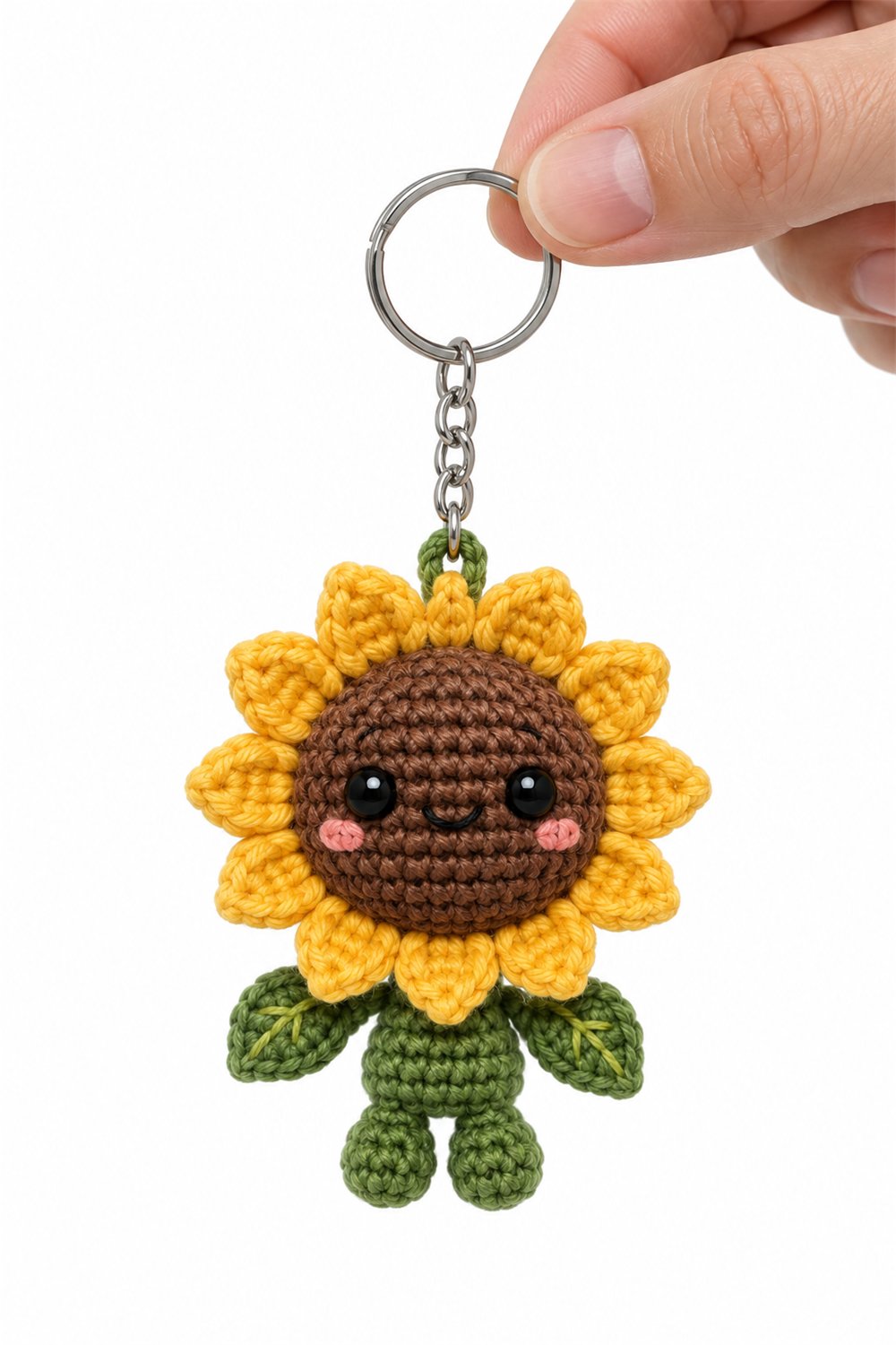 Amigurumi 433 Chaveiro Girassol Alegre - PDF Pattern